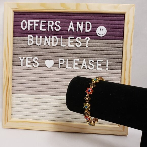 Lucky Brand Adjustable with Flower and 3 Rows of Beads/Braid - Picture 6 of 6